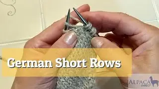 How To Knit German Short Rows, also called 'Double Stitch'