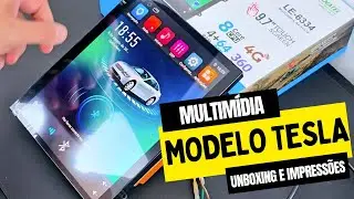 MULTIMÍDIA TESLA 9.3 POLEGADAS LELONG - UNBOXING E PRIMEIRAS IMPRESSÕES