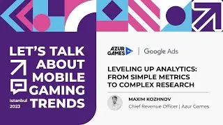 Leveling up analytics: from simple metrics to complex research, Maxim Kozhnov