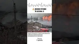 Incendiu in #sectorul5, strada Garoafei, 24 ianuarie. #bucuresti #stiri #incendiu #news #info