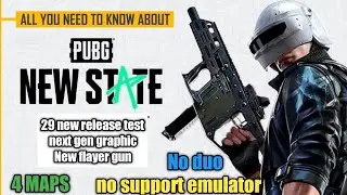 Pubg new state on 29 October |pubg new state 4 maps |pubg new state official release date |hc gaming