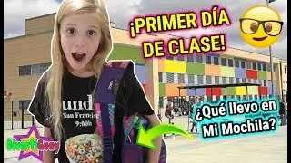 PRIMER DÍA DE CLASES! OS ENSEÑO TODO LO QUE LLEVO EN  MI MOCHILA 📚 ME CAMBIO DE COLEGIO?