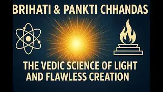 Brihati & Pankti Chhandas: The Vedic Science of Light and Flawless Creation (017 VVA 1.5.6-7) #vedas