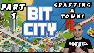Bit City Walkthrough - #1 - CRAFTING A TOWN! - (Android Gameplay Let's Play) - GPV247