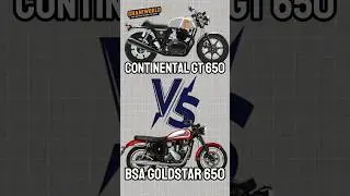 BSA Gold Star 650 Vs Royal Enfield Continental GT 650 | Continental GT 650 Vs BSA Gold Star 650