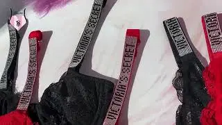 VS Shine Lightly Lined Lace bras