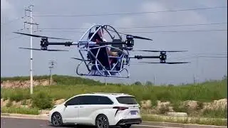 🚁 Our manned drone is so simple and easy to fly that you can learn to pilot it in just 10 minutes! 
