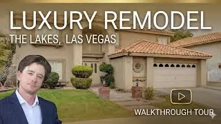 Fully Remodeled Luxury Home Tour in The Lakes, Las Vegas | Pool, Spa & Modern Finishes