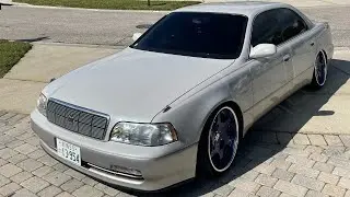 CUTTING UP THE TOYOTA MAJESTA (New Wheels and Tucking Wiring Harness)