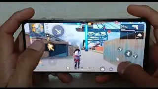 HANDCAME ⚡ FREE FIRE CS  RANK GAMEPLAY VIDEO 😱 REALME C55 📲 0164