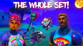 Sunshine and Rainbows Set Gameplay!!!   (Fortnite is trash)