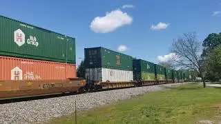 NS 213 Intermodal Taylors, SC w/Barcode Unit leading