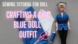 The Secret Behind This Gorgeous Blue Doll Outfit – You Have to Watch!