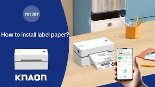How to install label paper?