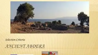 Ancient AVDERA selection criteria   Italy
