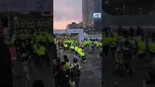 Corredores en silla de ruedas y d&eacute;biles visuales; Medio Marat&oacute;n CDMX 2025.