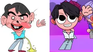 Soda Pop x Golden Sprunki - KPop Demon Hunters Funny Drawing Meme | Soda Pop Sprunki Song Funny Meme