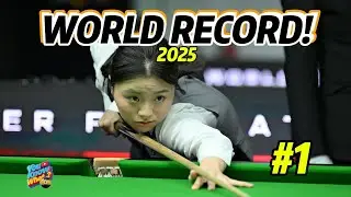 Bai Yulu | Breaks Snooker World Record! 🔥 Unbelievable Performance