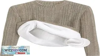 Женский флисовый топ ZESICA с подкладкой из шерпы, с длинным рукавом и воротником-стойкой, термоб...