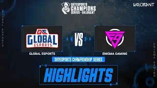 Global Esports vs Enigma Gaming (Highlight Video) | Day 4 - Skyesports Championship Series (SCS)