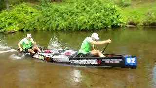 2018 AuSable Canoe Marathon Sprint - Christophe Proulx - Sam Frigon