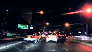 Night Timelapse Drive Limassol / Lemesos / Λεμεσός (Cyprus)