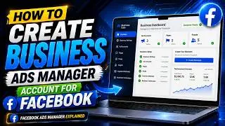How To Create Business Ads Manager Account For Facebook | Facebook Ads Manager Explained | Class-3