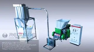 🔥All-round plastic processing artifact: shredder and crusher #plasticrecycling #shredder #crusher