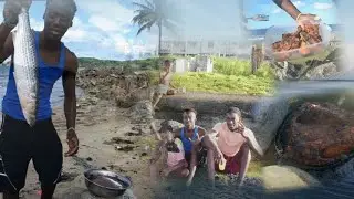 BIGGEST MULLET NETTED /BEACH SIDE CATCH &Ntilde; COOK