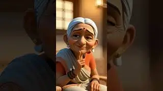 चतुर बुढ़िया🧓✨|The Clever Old Woman|Animated Moral Story #youtubeshorts#animationseries#junglestory