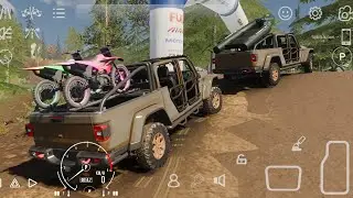 🚗Car Parking multiplayer 2🛣️Jeep Gladiator Rubicon offroad convoy✅ULTRA GRAPHICS Gameplay