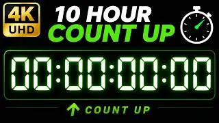 10 hours count timecode 4k UHD