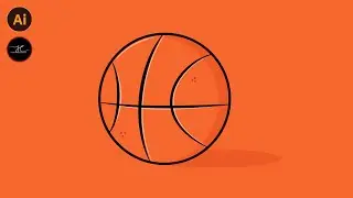 Adobe Illustrator CC Tutorial   How to Create a Basketball vector