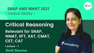 Relevant for SNAP, NMAT, IIFT, XAT, CMAT, CET, CAT  l Verbal Ability l Unacademy CAT l Shriti Sharma
