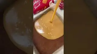 Biscoff Caramel Slice - #biscoff #bakingsodaasmr #traybake