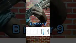 B minor 9 chord / Bm 9 chord / B min chord / guitar chord