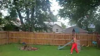 a couple kicks and a frontflip over my homegirl.