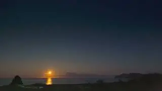 Lever de la Super Lune au Cap Bon-Ami