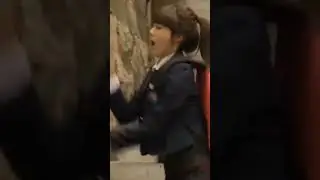 he accidentally put his hand in her wrong place 🤣😅#kdrama#reply1997 #shorts