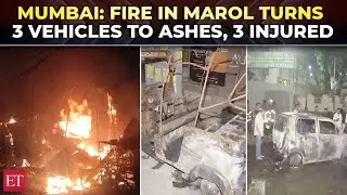 Mumbai: Fire in Marol area injures 3, destroys 3 vehicles due to gas pipeline leakage