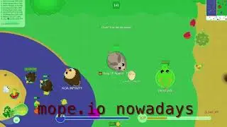 Mope.io now vs before #mope #nostalgia
