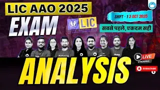 LIC AAO Analysis 2025 📢 Shift 1 (3 Oct ) | Exam Level, Good Attempts & Questions Asked