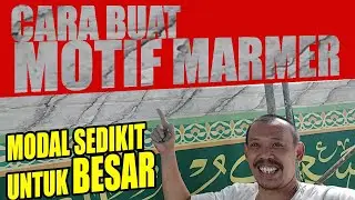 CARA BUAT MOTIF MARMER