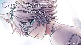 [PROCREATE] Chat Blanc - Fanart speedpaint