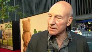 Ted 2: Patrick Stewart Red Carpet Movie Premiere Interview | ScreenSlam
