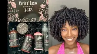 🦠Quarantine Wash Day Ep. 5 | TGIN's *NEW* Curls N Roses Collection🌸 | Perm Rod Set