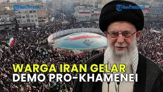 PULUHAN RIBU WARGA IRAN GELAR DEMO PRO-KHAMENEI❗ KECAM INTERVENSI AS DAN ISRAEL