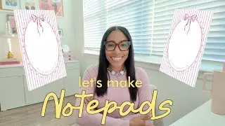 Steal My Vendor 🌸 How I Design Custom Notepads Using CANVA | Stationery Small Business