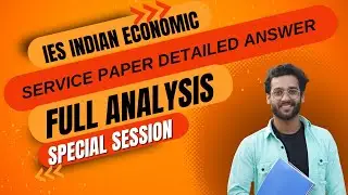 IES Indian Economic Service Paper 4 Q3 Detailed Answer PLI #IESExam #Economics #PLI #Key #Solution