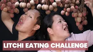 Litchi eating challenge | Litchi fruit eating | Litchi eating video